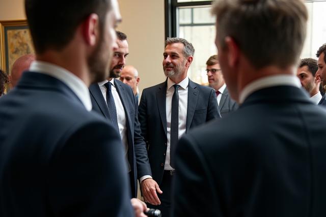 Équipe de Cristal Conduite en discussion professionnelle