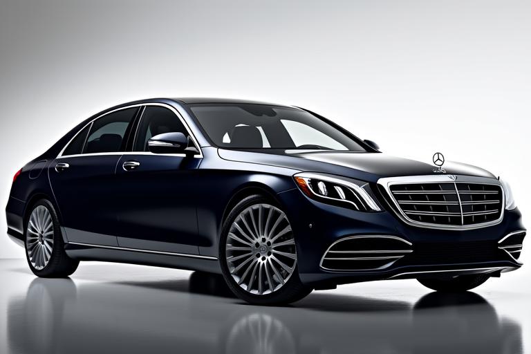 Extérieur d'une berline Mercedes-Benz Classe S en parfait état