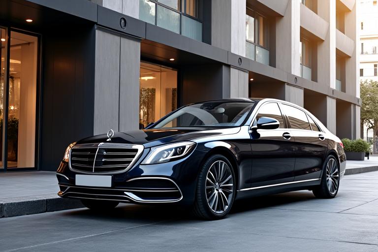 Voiture de luxe pour voyage d'affaires